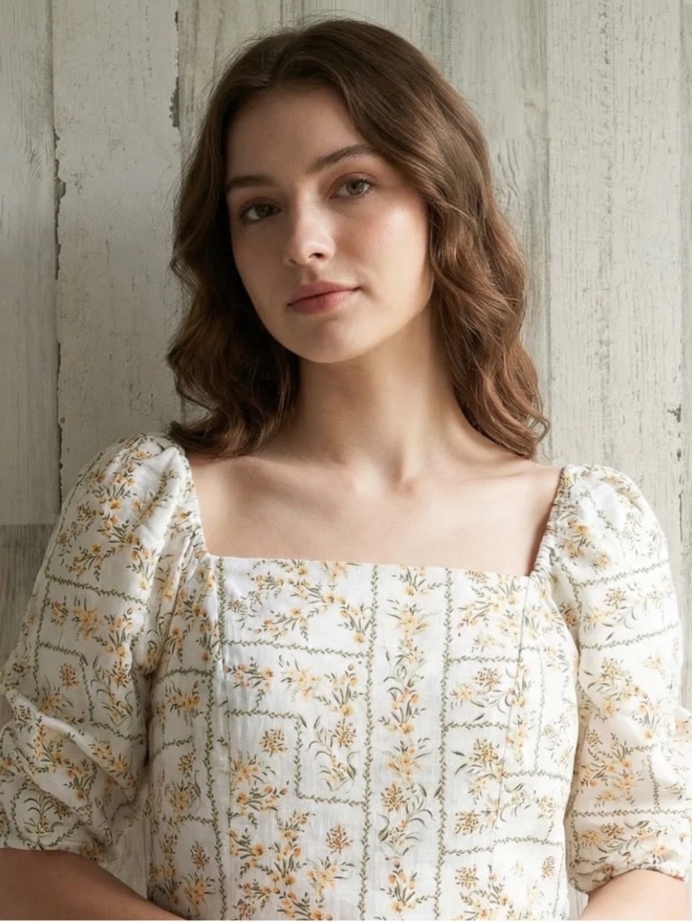 100% Linen Reformation Style Top